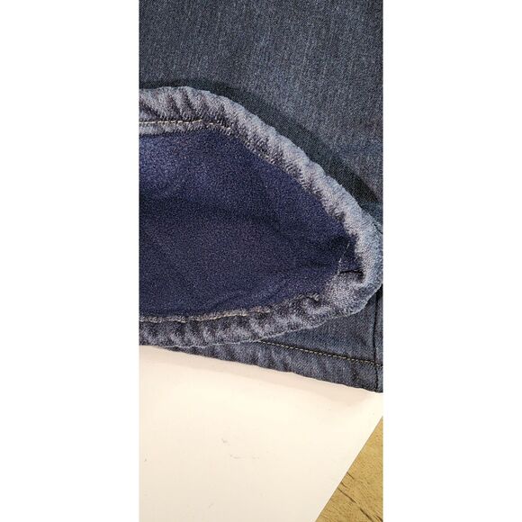 NWT Smith's Workwear Stretch Fleece Lined Dark Blue Denim Jeans Size 40 x 30 - Picture 2 of 7
